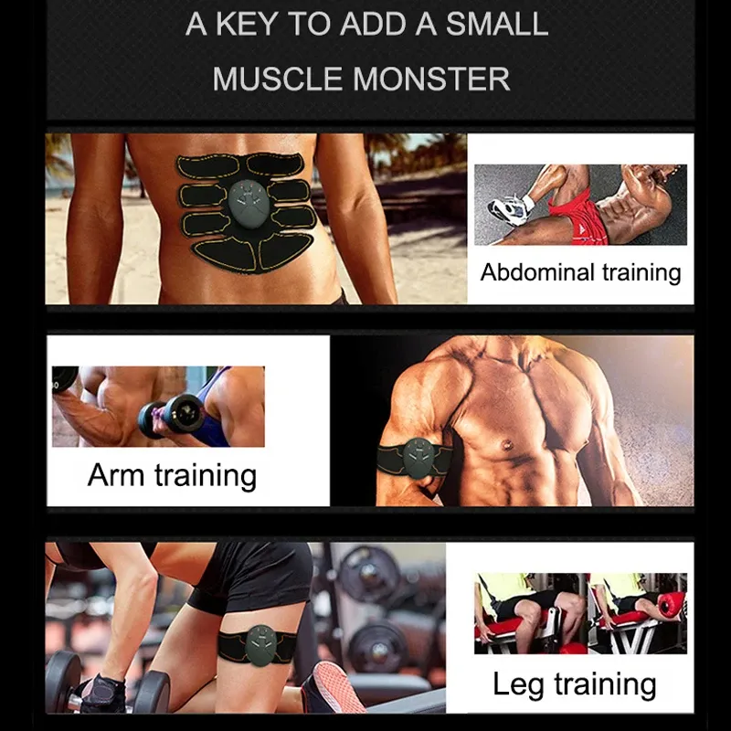 Stimulateur musculaire électrique sans fil pour fessiers et hanches, entraîneur abdominal et masseur corporel 6