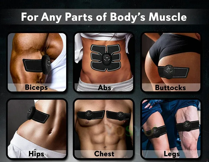 Stimulateur musculaire, gros plan