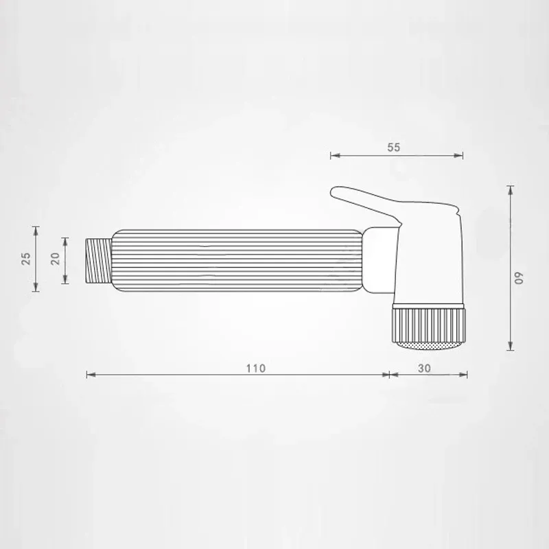 Pulvérisateur de bidet portatif en acier inoxydable - Douchette WC autonettoyante, accessoire de salle de bain 4