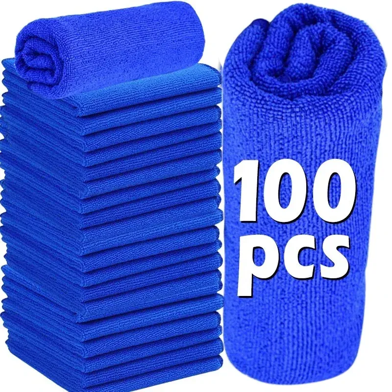 Serviette en microfibre réutilisable Everths, haute absorption, non peluchante, pour vitres de voiture - Image 1
