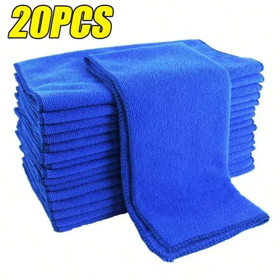 Serviette en microfibre réutilisable Everths, haute absorption, non peluchante, pour vitres de voiture 7