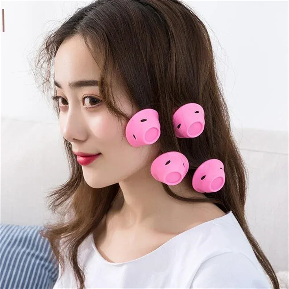 Ensemble de 10 bigoudis sans chaleur pour la nuit, grands et petits rouleaux doux 6