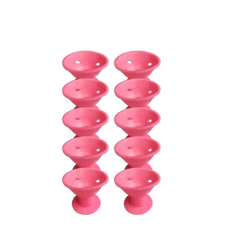 Ensemble de 10 bigoudis sans chaleur pour la nuit, grands et petits rouleaux doux 15