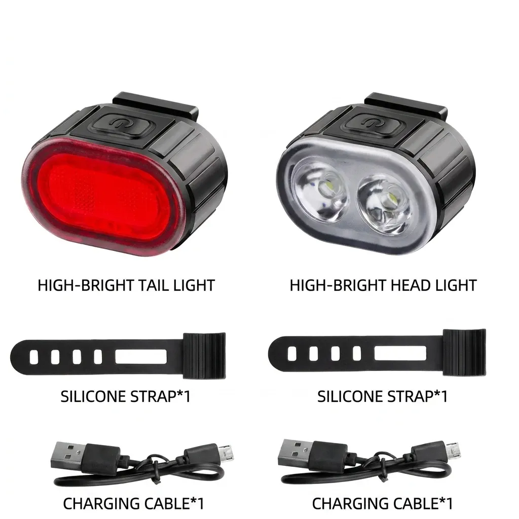 Éclairage LED avant et arrière pour vélo 4