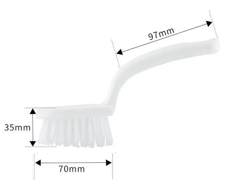 Brosse de nettoyage en situation