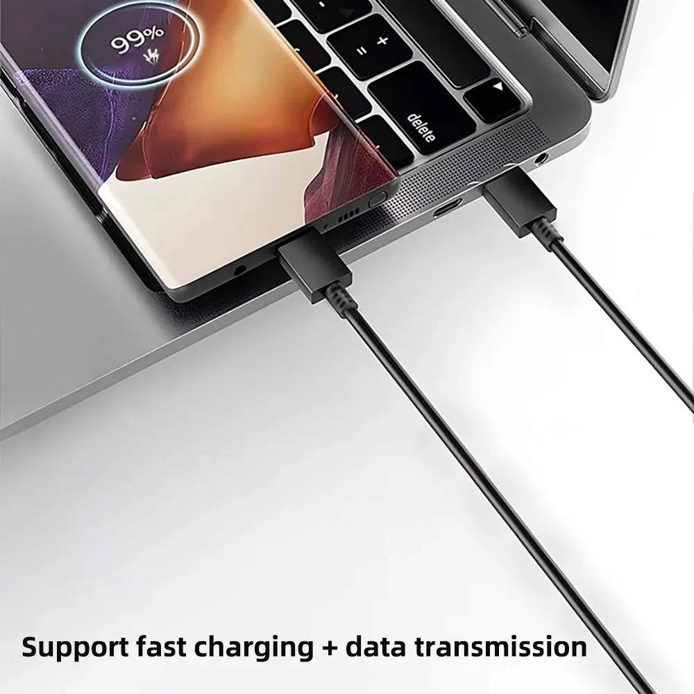 Câble de charge rapide USB-C vers USB-C PD 100 W, lot de 3, compatible Samsung Galaxy S22, S23, S24, S25, Plus, Note, Ultra, A53 et A54, pour charge et transfert de données 5