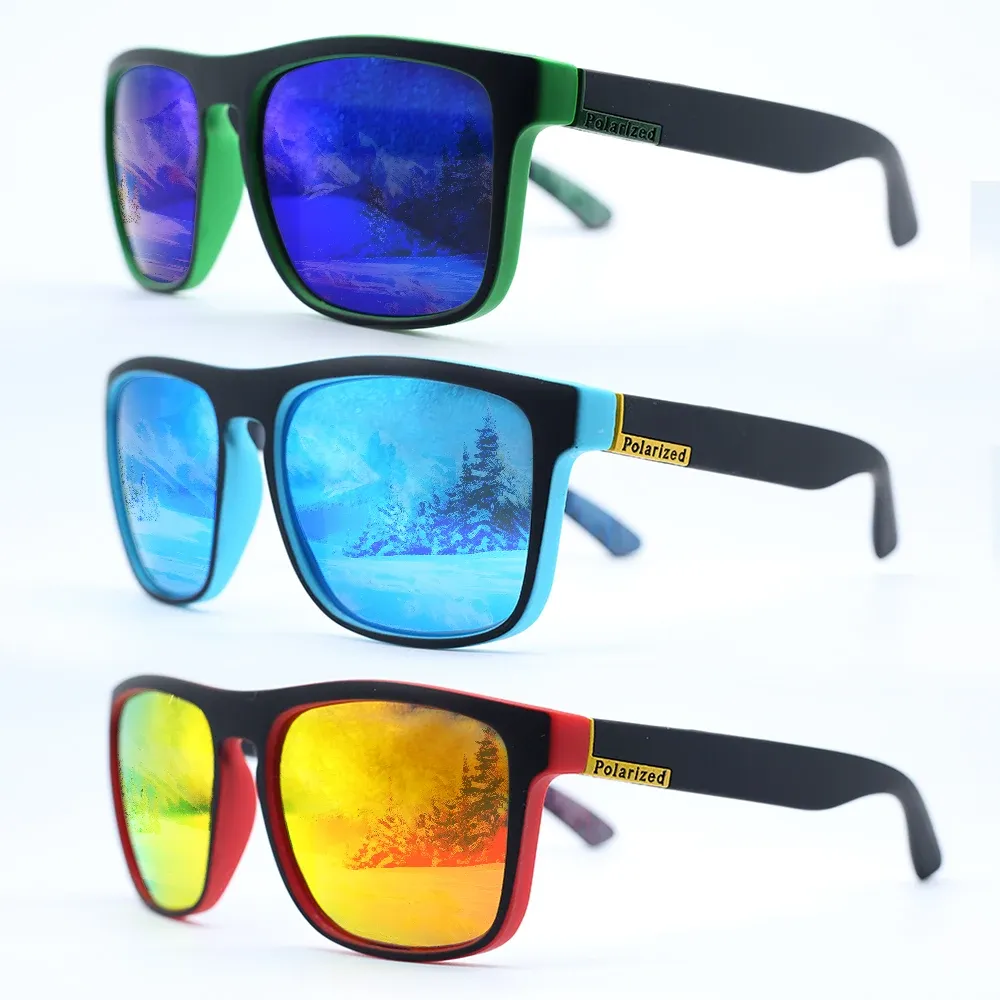 Lunettes de soleil de sport en situation d'utilisation