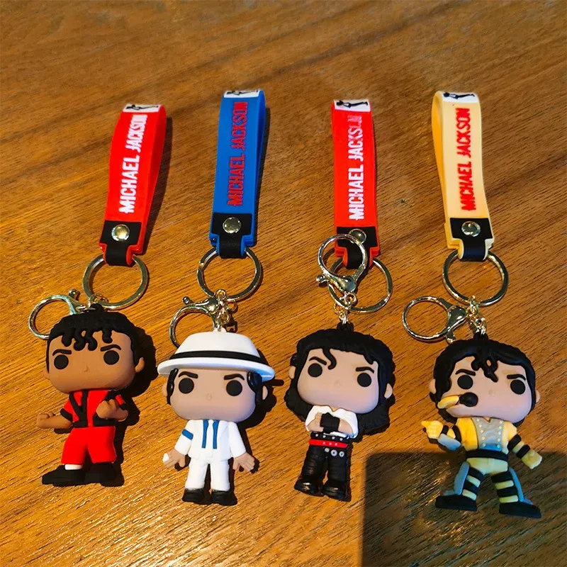 Porte-clés Michael Jackson à l'effigie de l'idole de la pop - Image 1