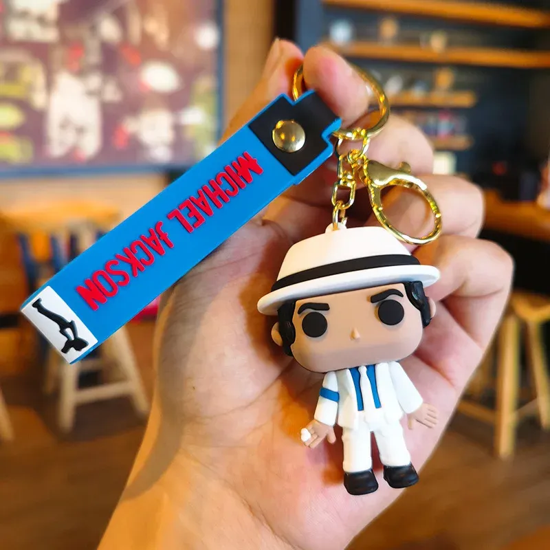 Porte-clés Michael Jackson, vue rapprochée