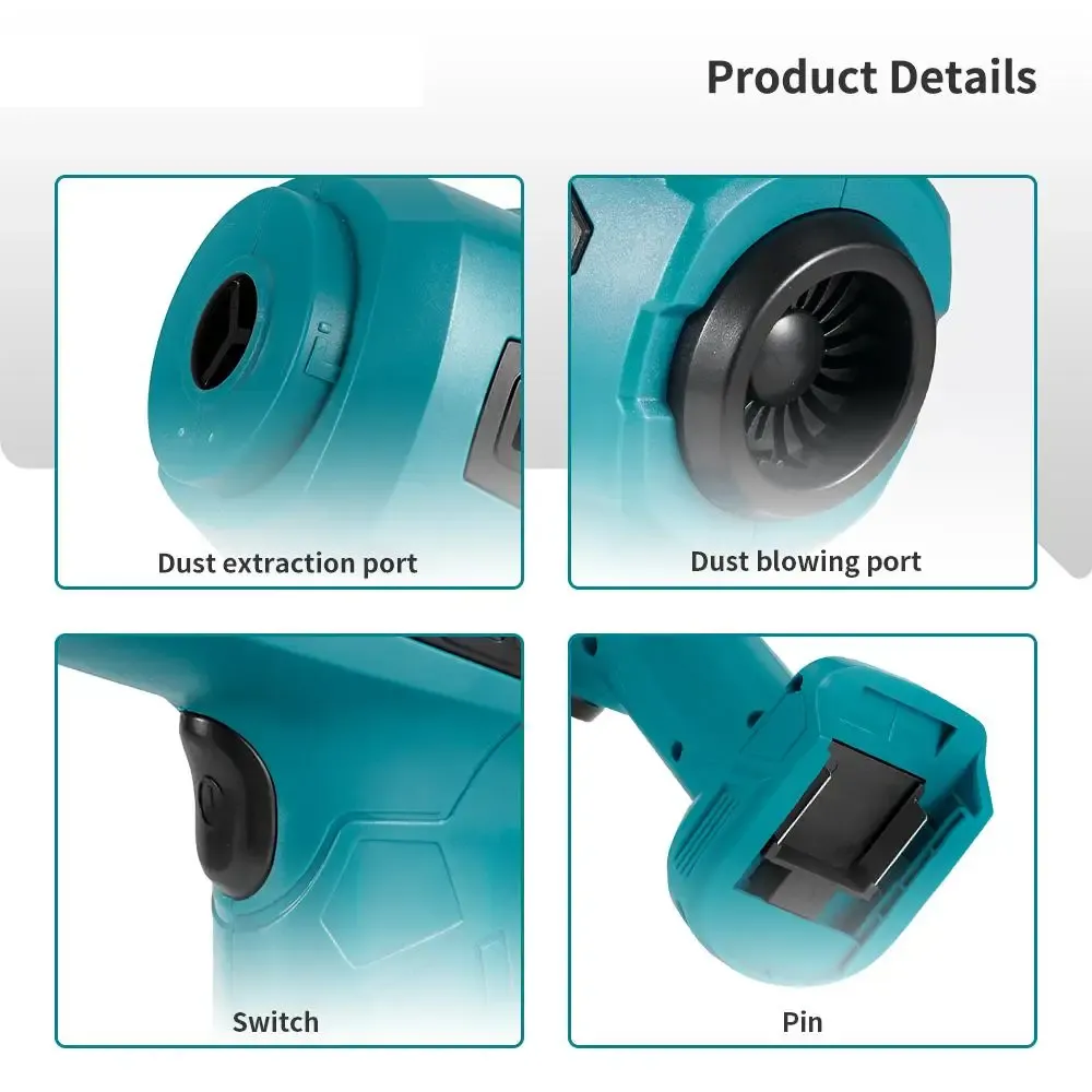 Mini aspirateur sans fil en détail
