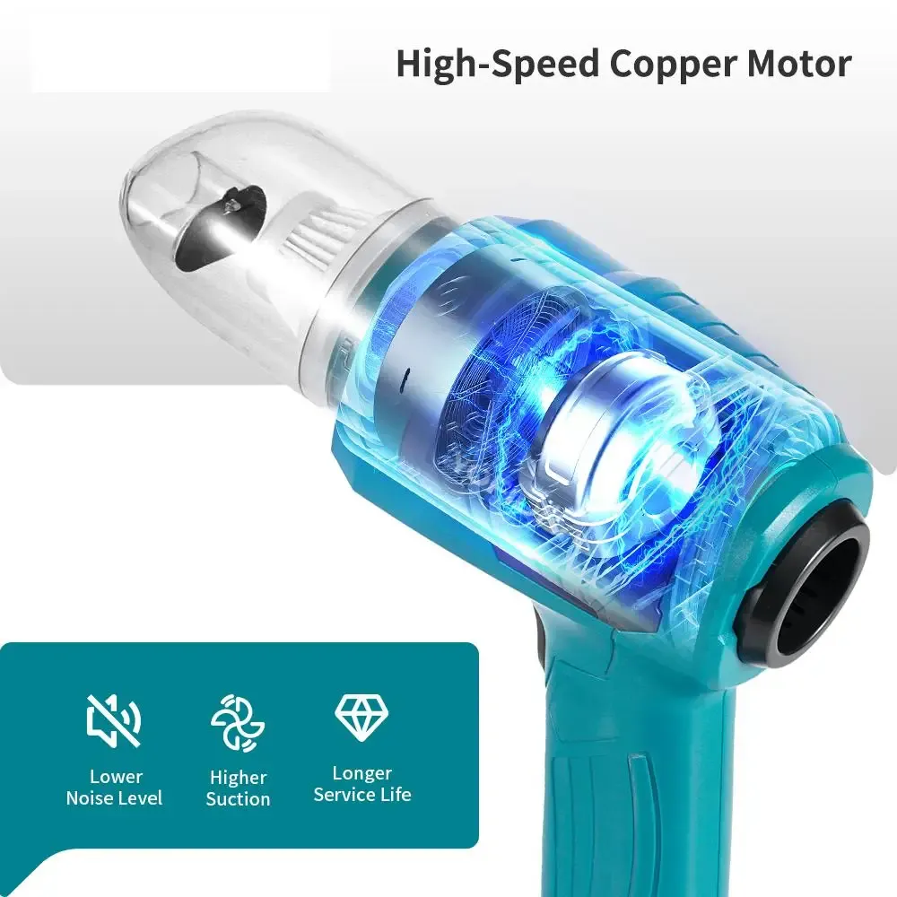 Mini aspirateur sans fil, vue d'ensemble