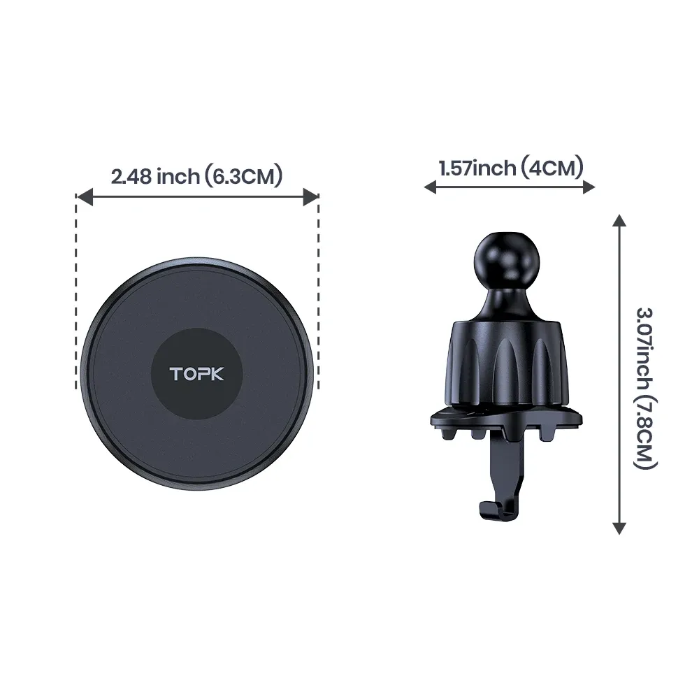 Support magnétique pour voiture, usage quotidien