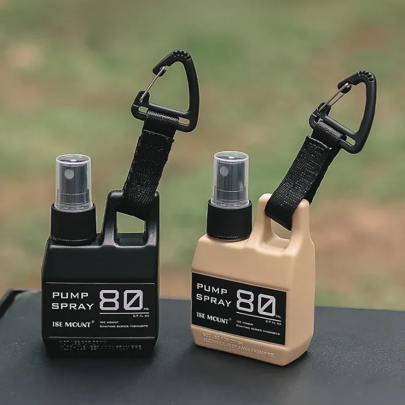 Bouteille de pulvérisation portable pour l'extérieur, camping, randonnée et voyage, vaporisateur d'alcool, flacon rechargeable pour cosmétiques et parfum - Image 1