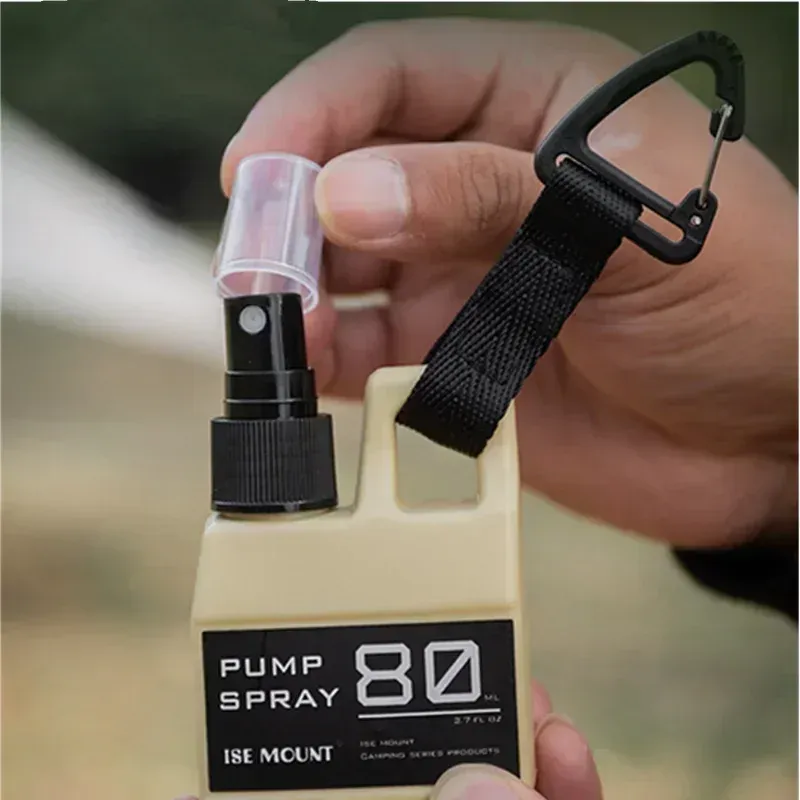 Bouteille de pulvérisation portable pour l'extérieur, camping, randonnée et voyage, vaporisateur d'alcool, flacon rechargeable pour cosmétiques et parfum 5