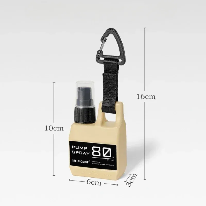 Bouteille de pulvérisation portable pour l'extérieur, camping, randonnée et voyage, vaporisateur d'alcool, flacon rechargeable pour cosmétiques et parfum 8