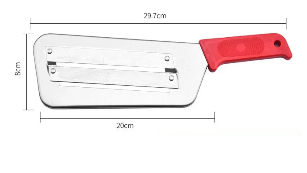 Couteau à chou, tranchage de légumes