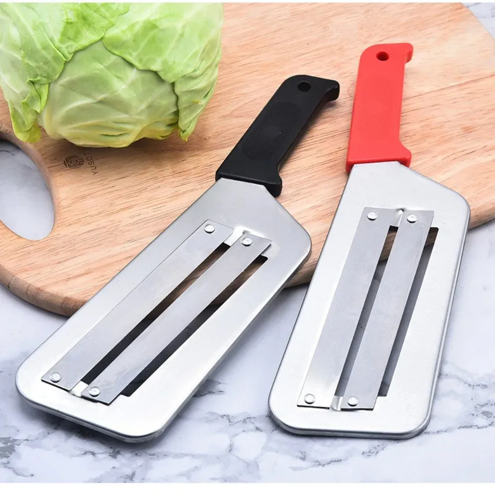 Couteau à chou en situation d'utilisation