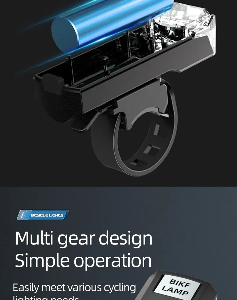 Lumière de vélo intelligente, mise en situation