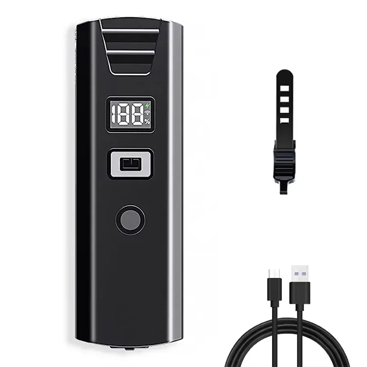 Lampe de vélo rechargeable par USB, phare à détection automatique de luminosité pour la conduite nocturne, lampe LED puissante 9