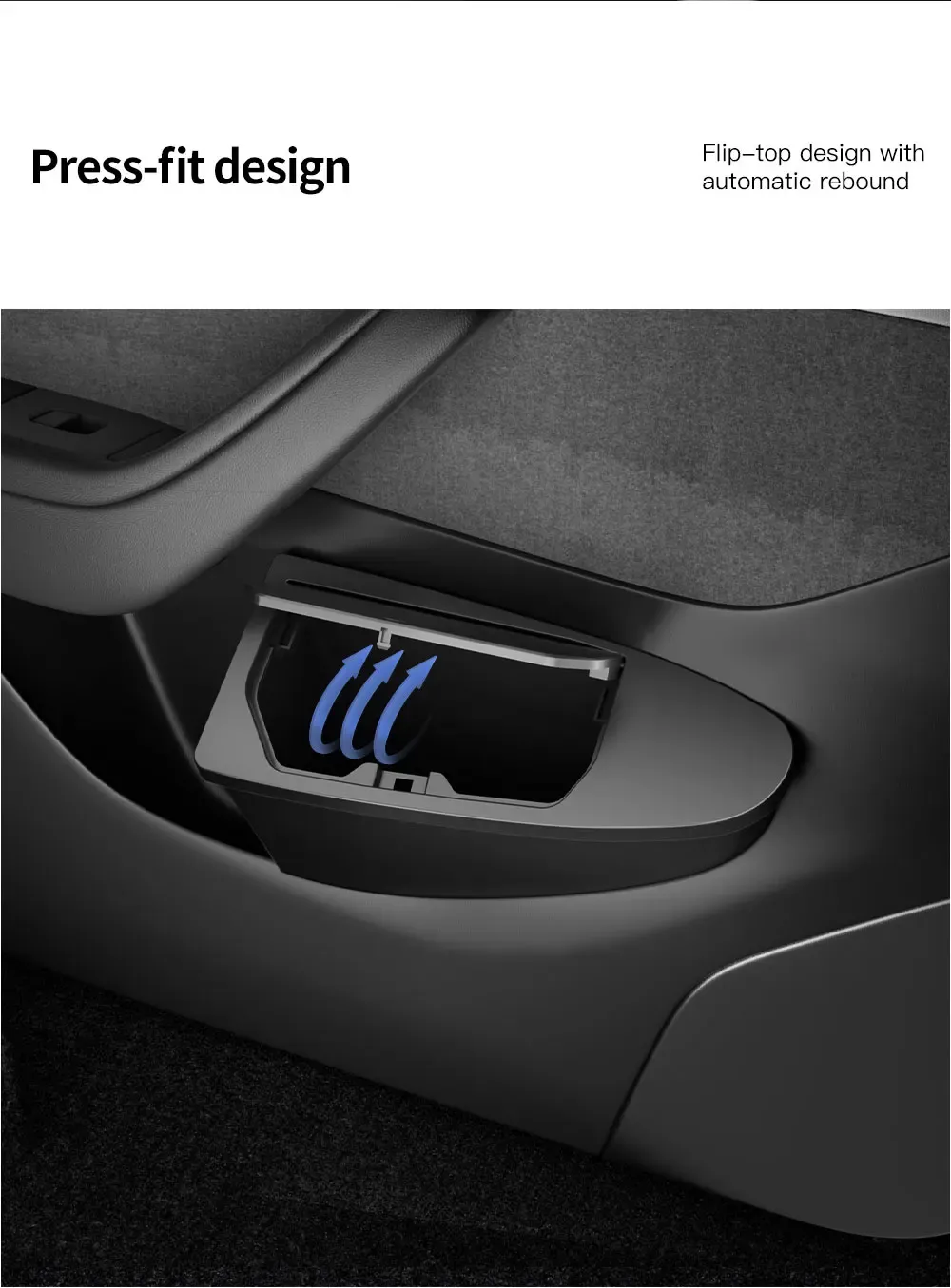 Accessoire de rangement pour porte de Tesla