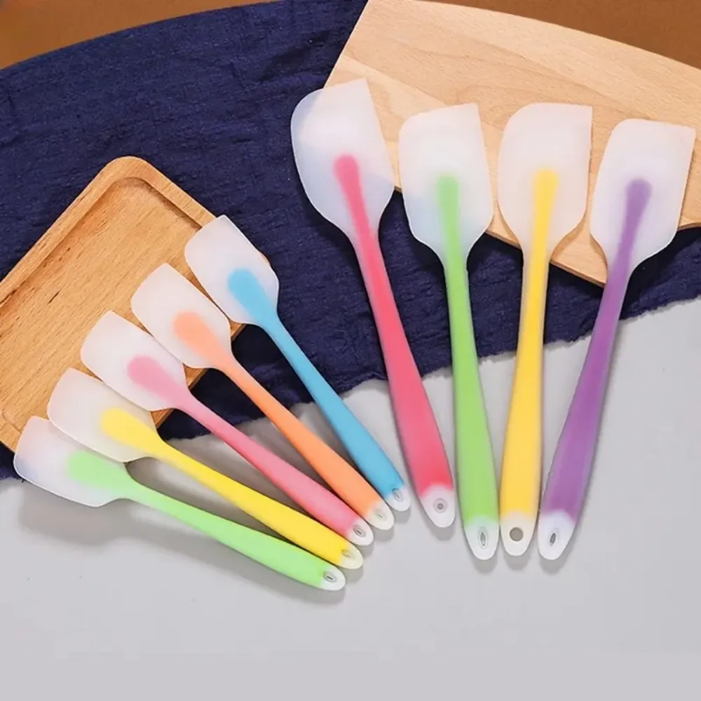 Spatule en silicone translucide résistante à la chaleur pour crème et beurre 3