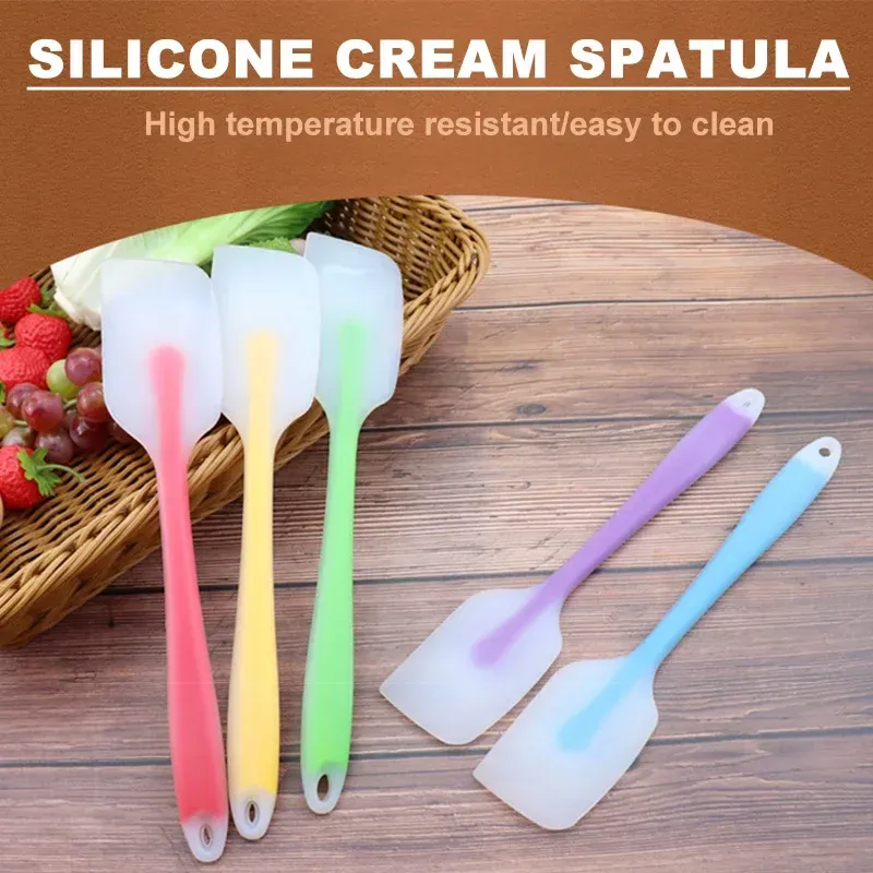 Spatule en silicone translucide vue de détail