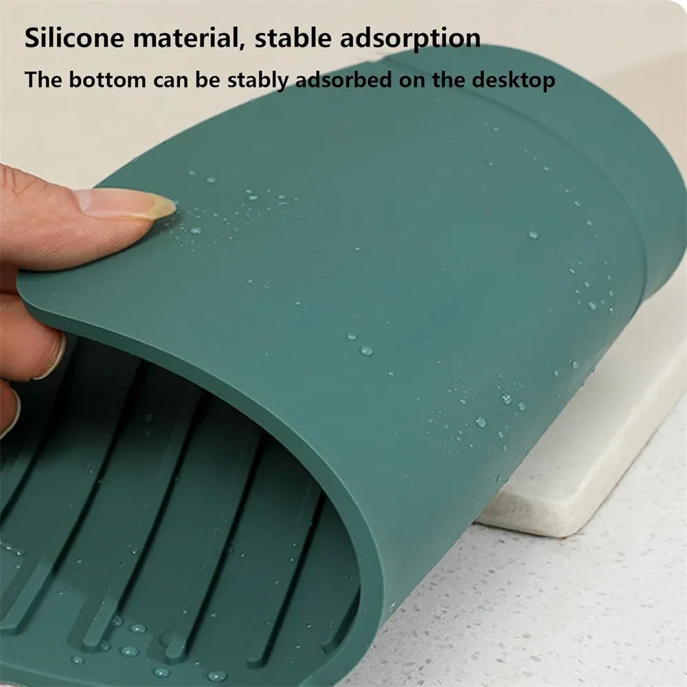 Tapis de robinet en silicone, usage dans la salle de bain