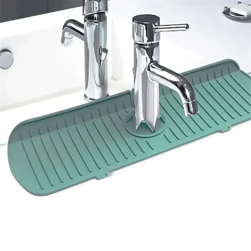 Tapis de robinet en silicone, récupération de l'eau