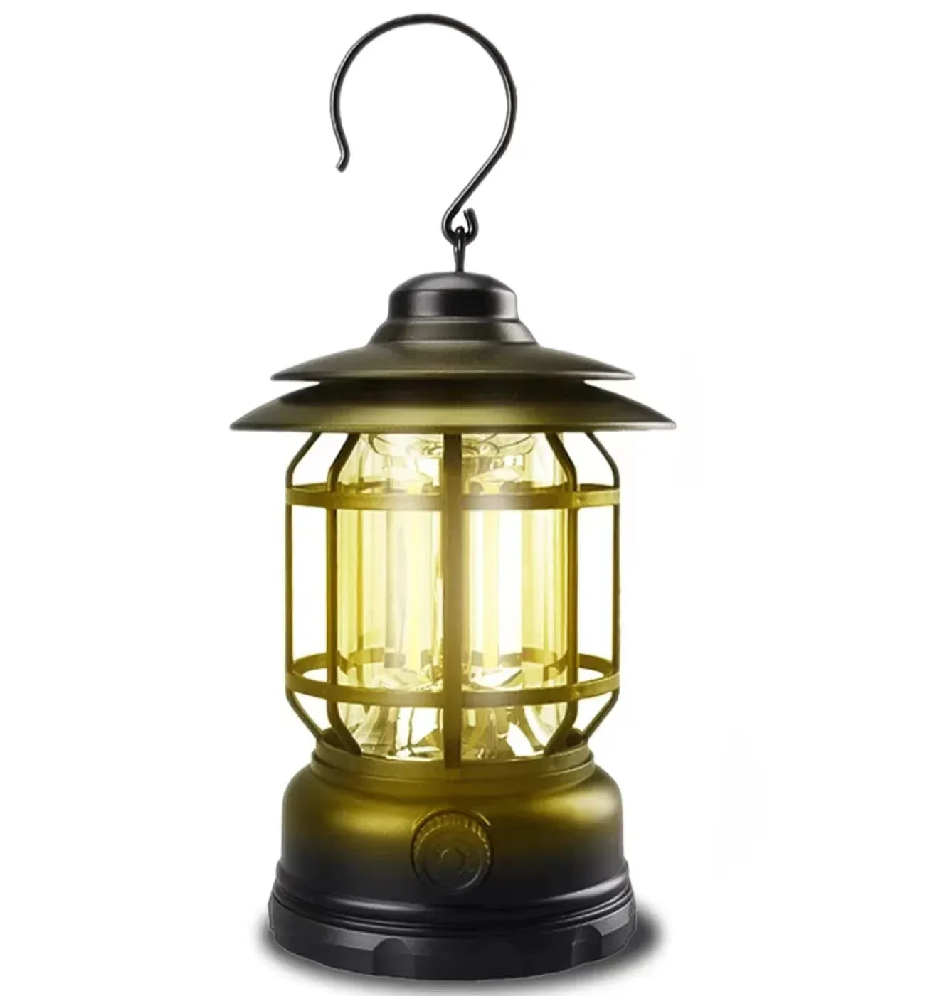 Lanterne de camping rechargeable à intensité variable COB, portable et étanche, pour la randonnée, la pêche, les urgences et les coupures de courant à domicile, usage intérieur et extérieur 2