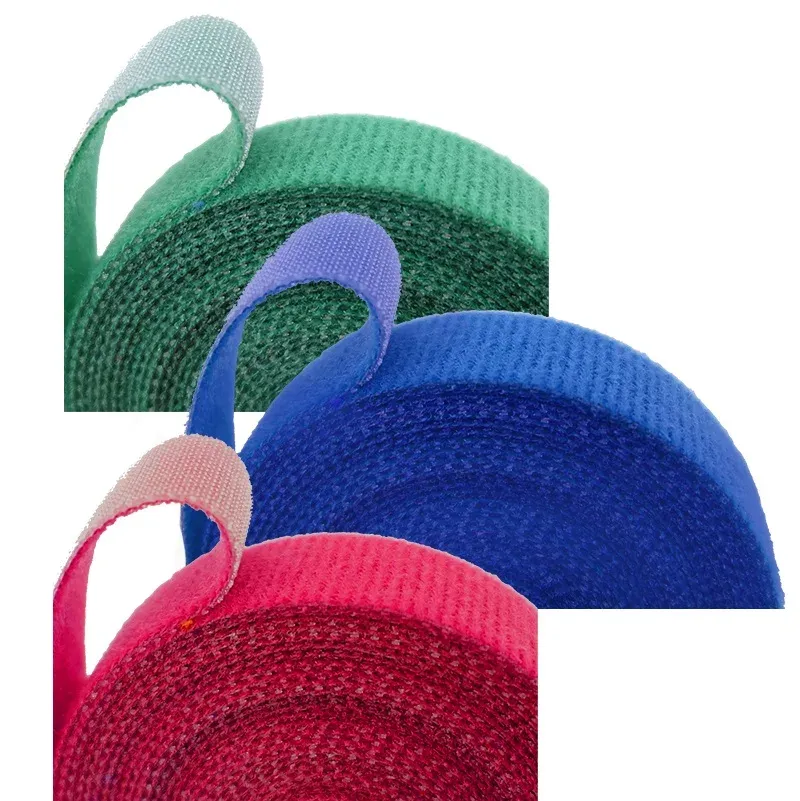 Attaches de câble réutilisables de 2 m/10 m, attaches auto-agrippantes, accessoires de bricolage, organiseur de câbles en nylon, clip de gestion de câbles 4