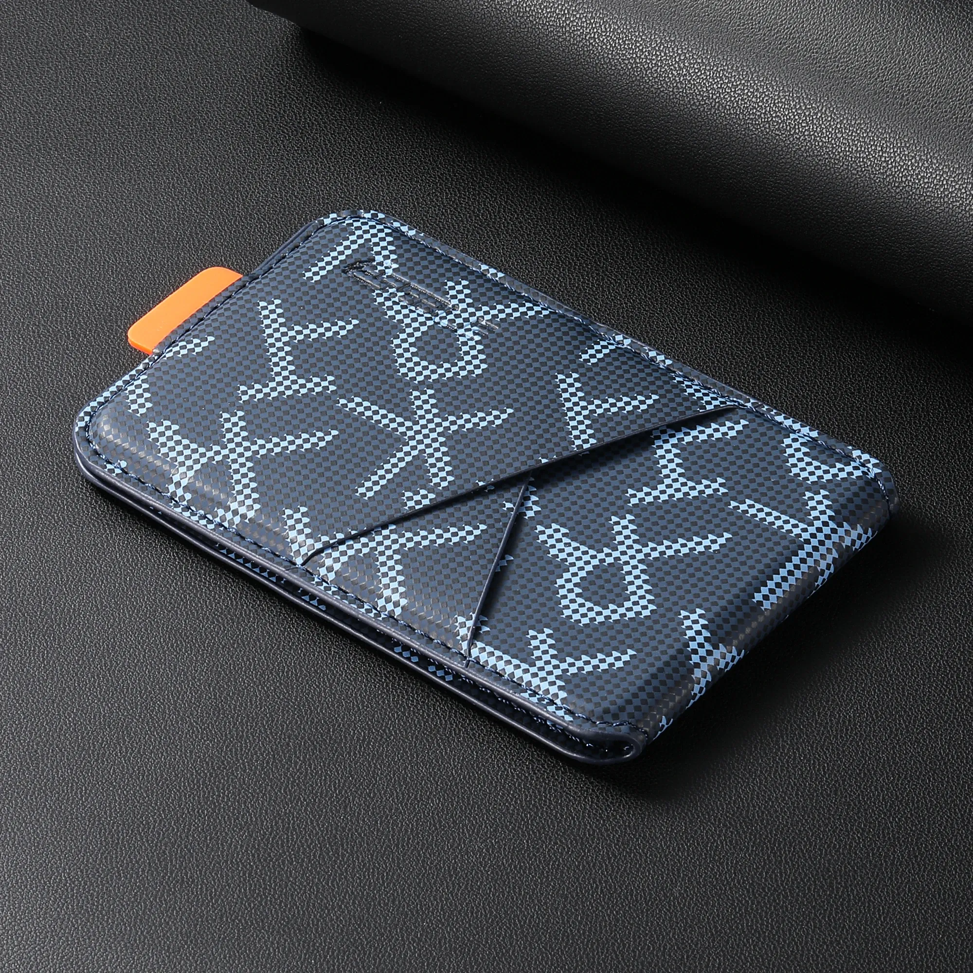 Portefeuille en cuir avec support magnétique pour téléphone et cartes, compatible iPhone 12 à iPhone 18 et iPhone 17 Pro Max, compatible MagSafe, étui à aimant puissant 9