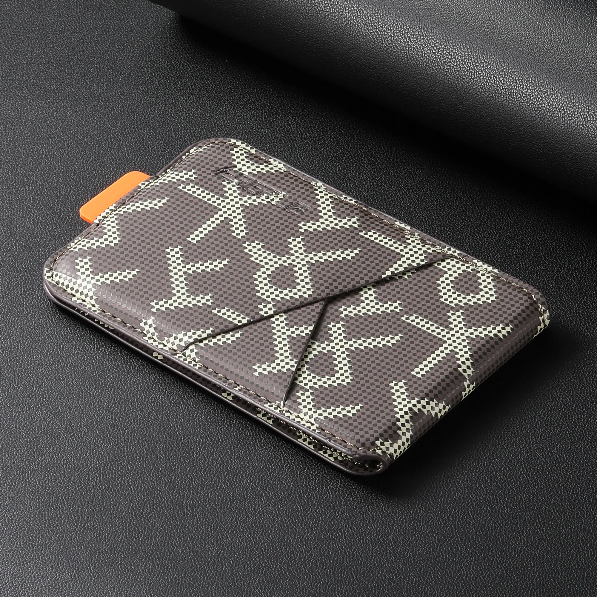 Portefeuille en cuir avec support magnétique pour téléphone et cartes, compatible iPhone 12 à iPhone 18 et iPhone 17 Pro Max, compatible MagSafe, étui à aimant puissant 10