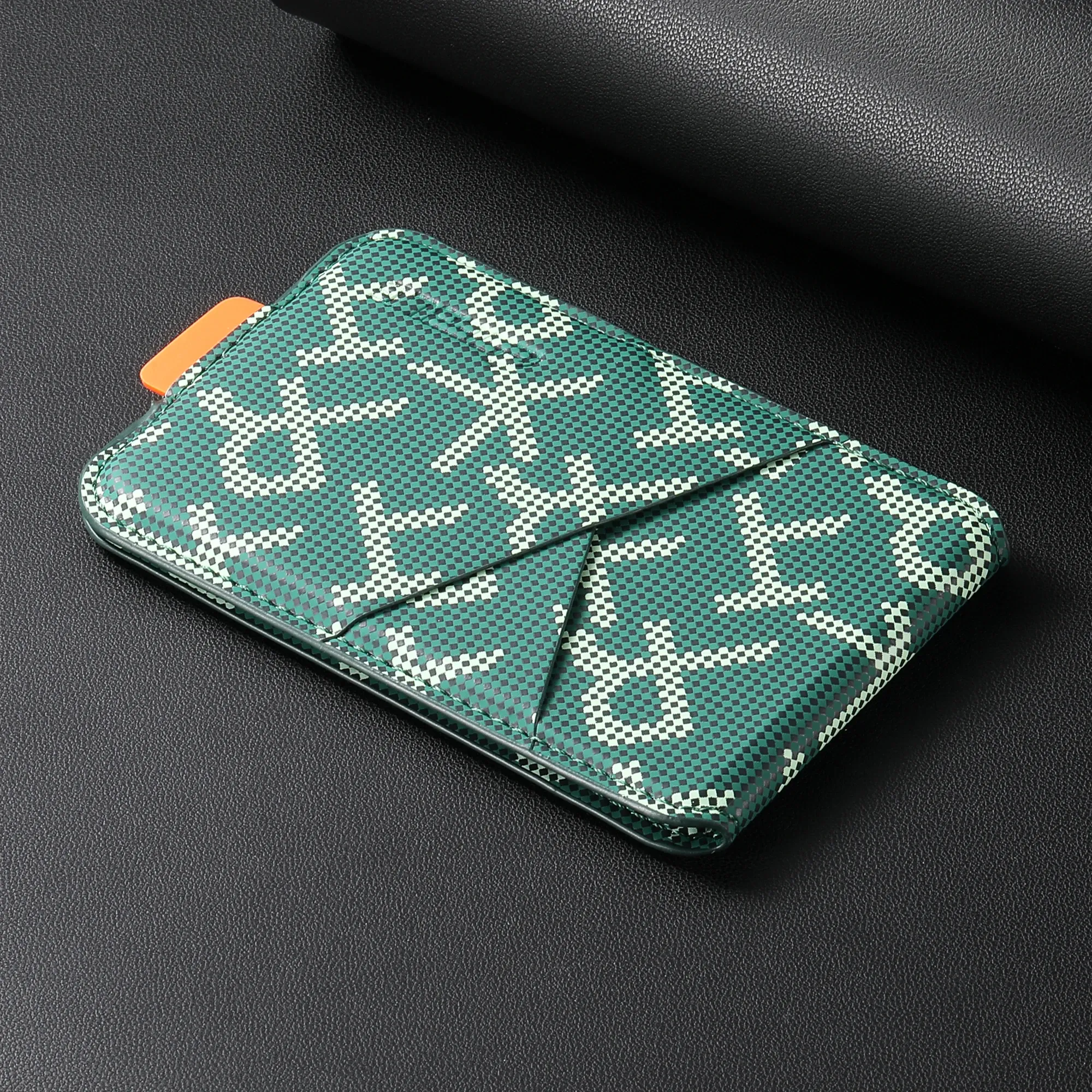 Portefeuille en cuir avec support magnétique pour téléphone et cartes, compatible iPhone 12 à iPhone 18 et iPhone 17 Pro Max, compatible MagSafe, étui à aimant puissant 7