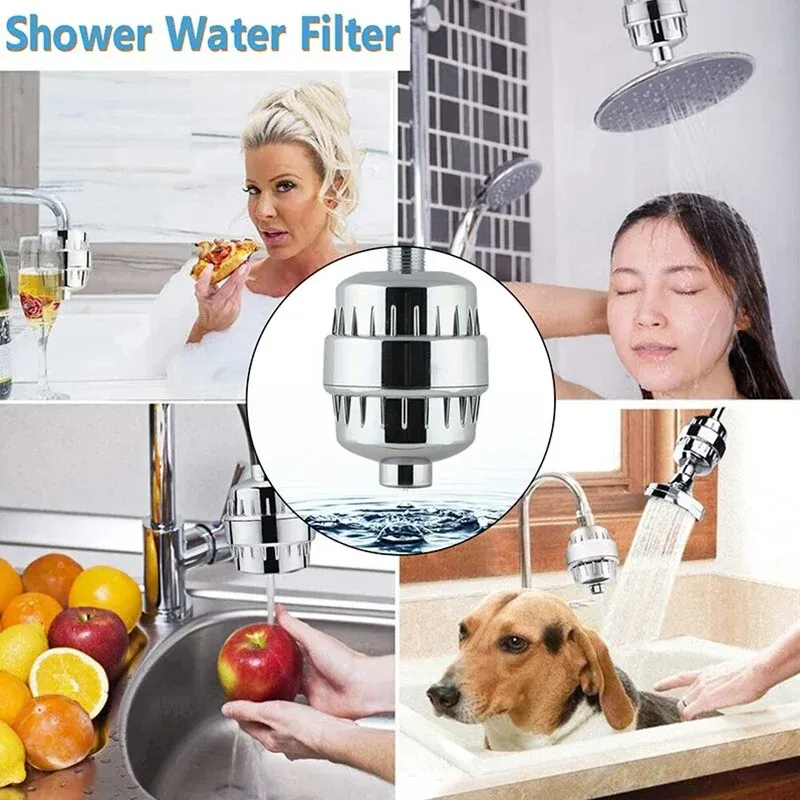 Filtre à eau de douche haut rendement, résultat