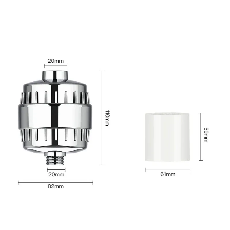 Filtre à eau de douche haut rendement, utilisation au quotidien