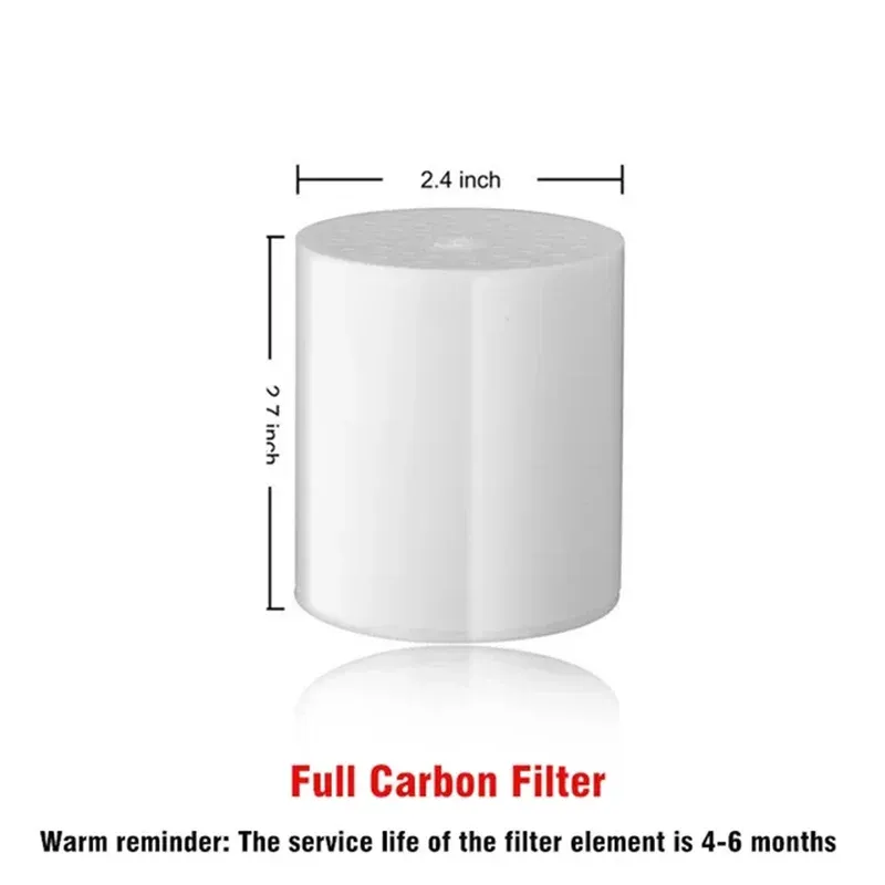Filtre à eau de douche haute performance, 15 à 20 étapes de filtration, élimine le chlore, le fluorure et les métaux lourds, adoucit l'eau dure, pour pommeau de douche 10