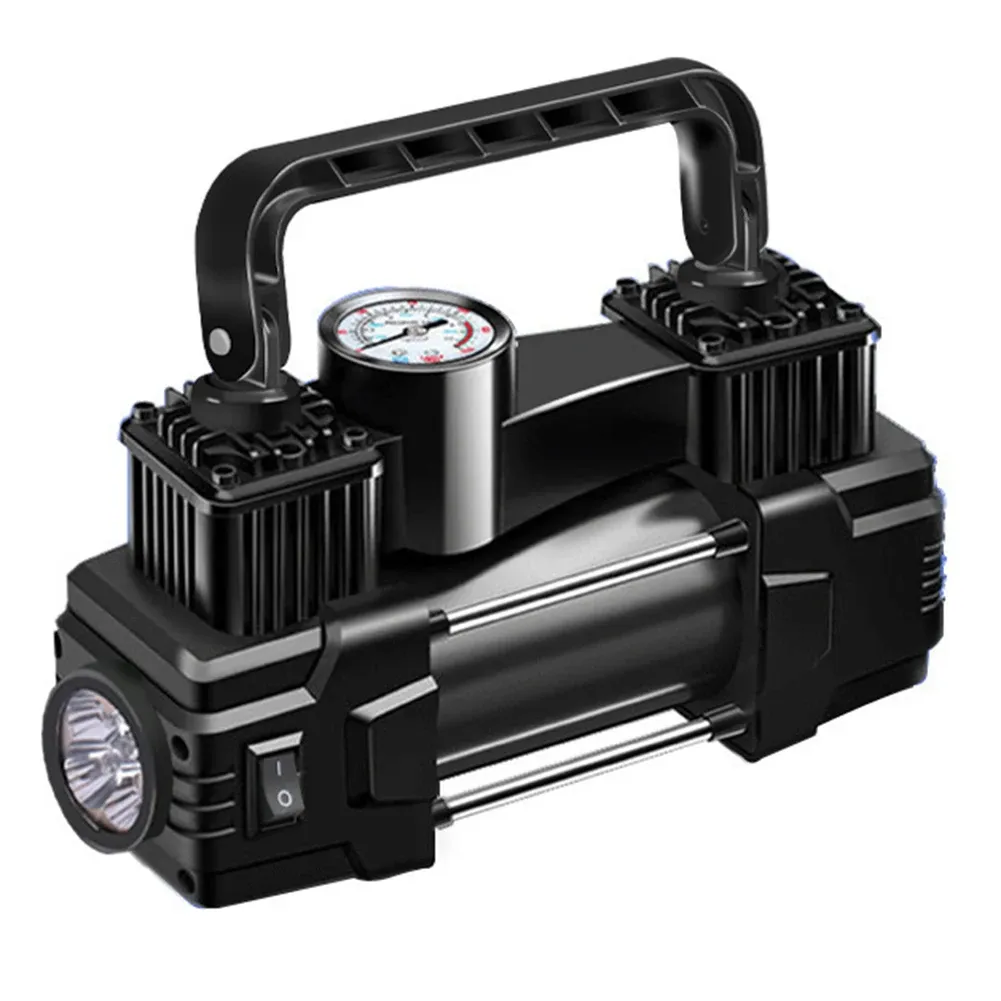 Mini compresseur d'air électrique pour voiture, gonfleur RapDuty avec lumière LED, pompe gonflable automatique, 12 V, 150 PSI 8