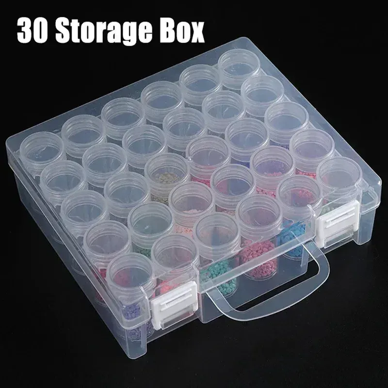 Organisateur de perles à 30 flacons pour diamond painting - Image 1
