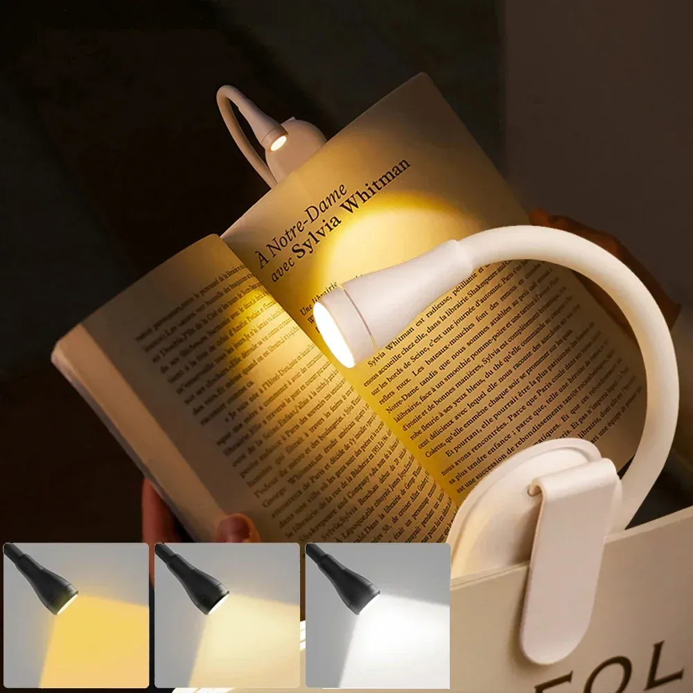 Lampe de lecture LED, utilisation nomade
