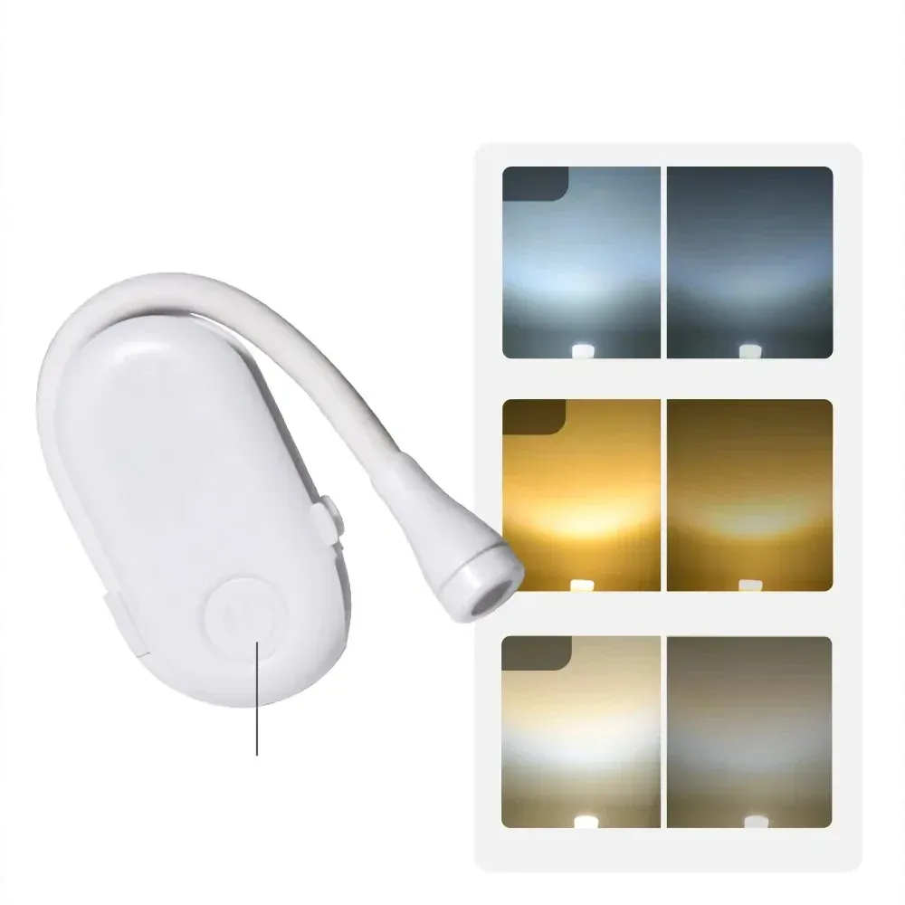 Lampe de lecture LED, lecture en voyage