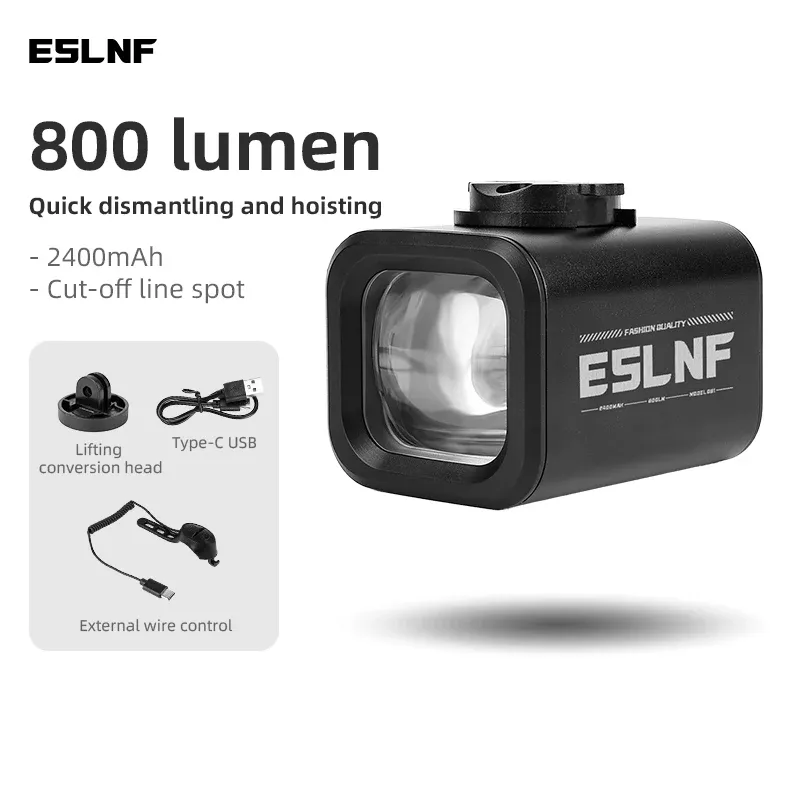 Klaxon électrique rechargeable pour vélo avec télécommande, 2400 mAh, étanche, haute luminosité 8
