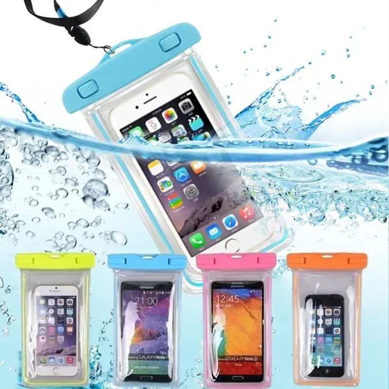 Pochette étanche pour téléphone, sac sec sous-marin pour natation et plongée à la dérive, housse pour téléphone 6 pouces, idéale pour les sports aquatiques, la plage, la piscine et le ski
