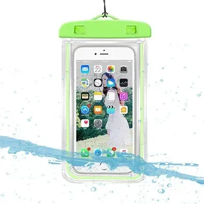 Pochette étanche pour téléphone, sac sec sous-marin pour natation et plongée à la dérive, housse pour téléphone 6 pouces, idéale pour les sports aquatiques, la plage, la piscine et le ski 7