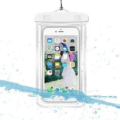 Pochette étanche pour téléphone, sac sec sous-marin pour natation et plongée à la dérive, housse pour téléphone 6 pouces, idéale pour les sports aquatiques, la plage, la piscine et le ski 8