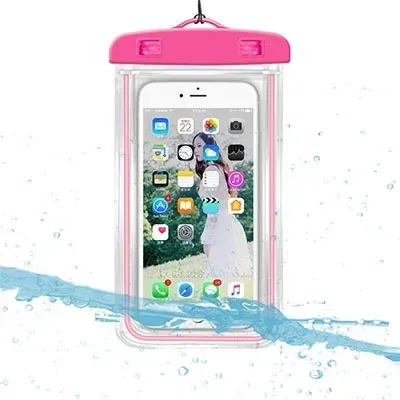 Pochette étanche pour téléphone, sac sec sous-marin pour natation et plongée à la dérive, housse pour téléphone 6 pouces, idéale pour les sports aquatiques, la plage, la piscine et le ski 9