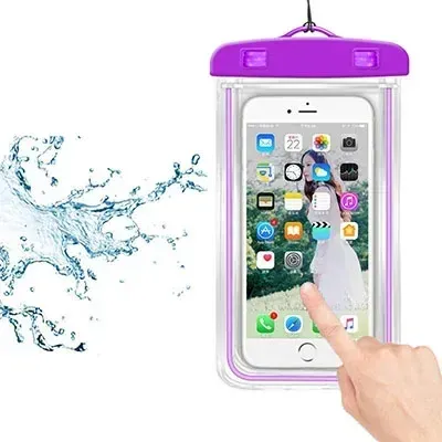 Pochette étanche pour téléphone, sac sec sous-marin pour natation et plongée à la dérive, housse pour téléphone 6 pouces, idéale pour les sports aquatiques, la plage, la piscine et le ski 10