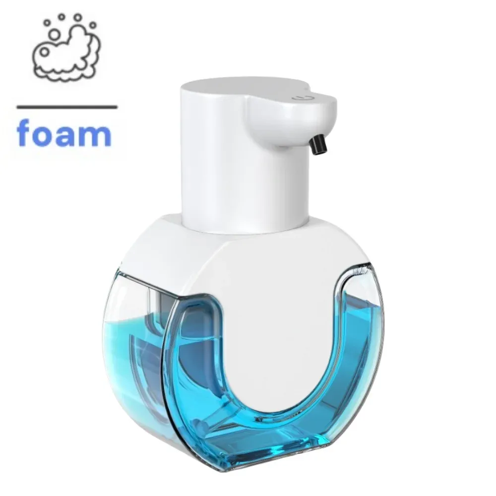 Distributeur automatique de savon liquide ou en poudre, distributeur électrique sans contact rechargeable par USB avec capteur infrarouge pour salle de bain et cuisine 8