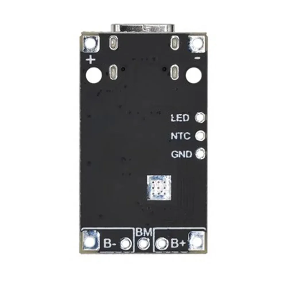 Module de charge USB-C pour batterie lithium avec indicateur, charge rapide 15 W, sorties 8,4 V et 12,6 V, 1,5 A, 2-3S, BMS 5
