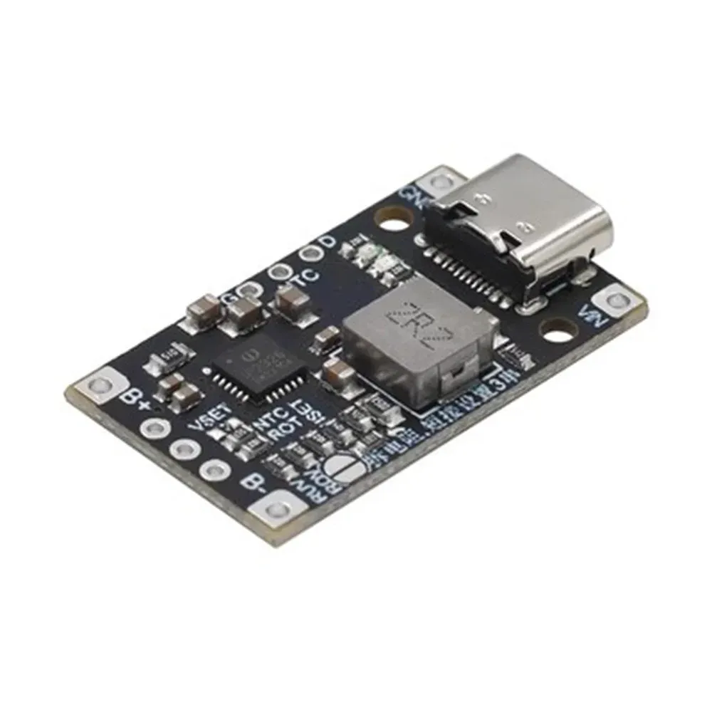 Module de charge lithium USB Type-C, indicateurs lumineux