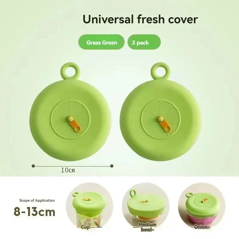 Couvercle universel extensible en silicone pour bol, conservation de la fraîcheur, compatible réfrigérateur et four à micro-ondes 15